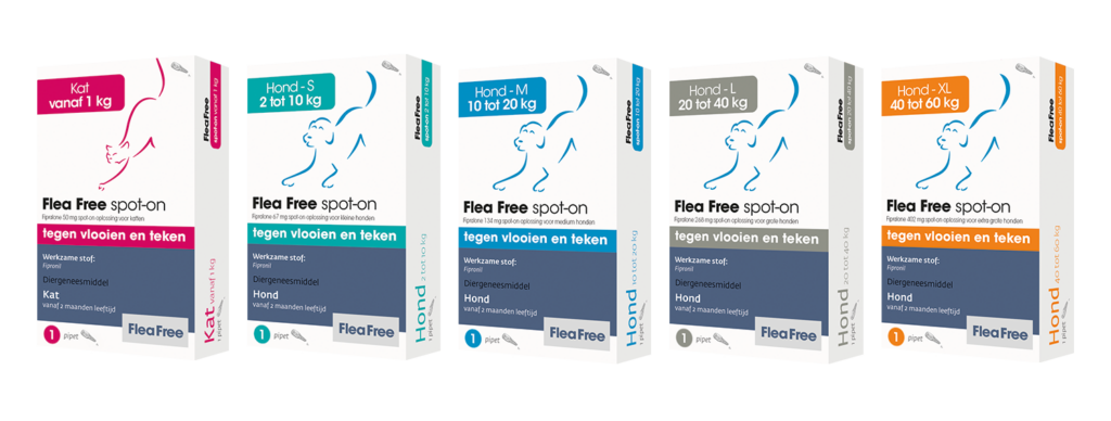 Flea Free spot-on range Flea Free spot-on range